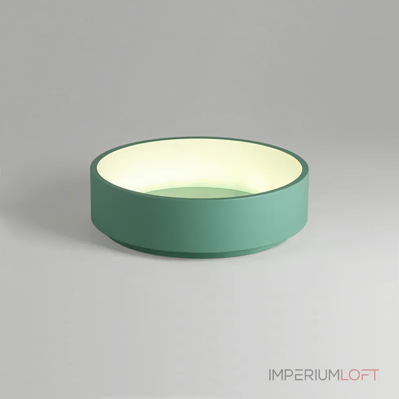Потолочный светодиодный светильник TRAY D60 Green от ImperiumLoft