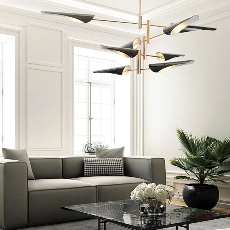 Люстра на штанге Cross cable no 407 D125 4 lights White Люстра на штанге Cross cable no 407 D125 4 lights White