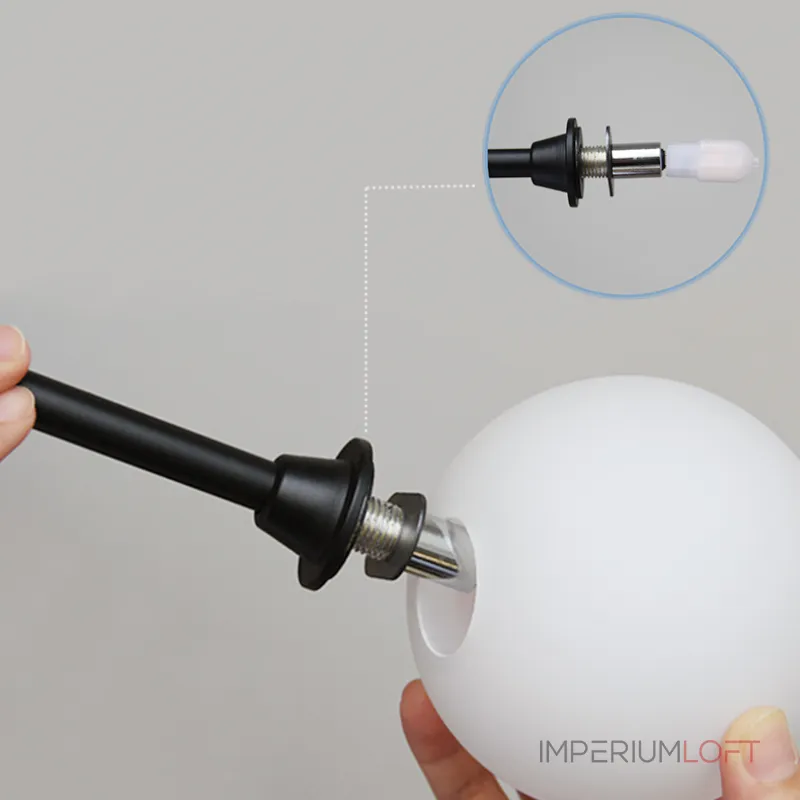 Люстра на штанге SWAY D116 8 lamps от ImperiumLoft