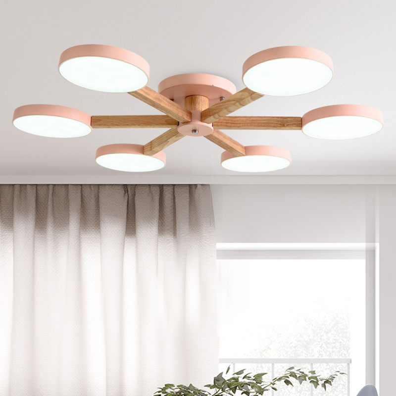 Потолочная люстра TURNA 6 Black от ImperiumLoft