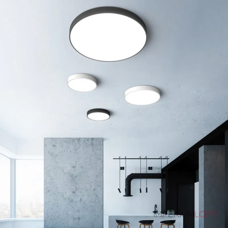 Потолочный светильник DISC BW D50 White от ImperiumLoft Потолочный светильник DISC BW D50 White от ImperiumLoft