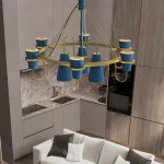 Подвесная люстра REINAR B D101 Blue от ImperiumLoft