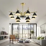 Люстра на штанге CONUS L8 White от ImperiumLoft