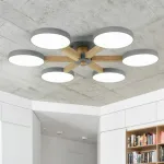 Потолочная люстра TURNA 6 Black от ImperiumLoft