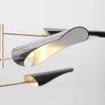 Люстра на штанге Cross cable no 407 D125 4 lights White