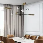 Люстра на штанге SWAY D116 8 lamps от ImperiumLoft