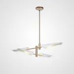 Люстра на штанге Cross cable no 407 D125 4 lights White