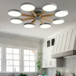 Потолочная люстра TURNA 8 Gray от ImperiumLoft