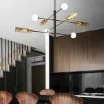 Люстра на штанге SWAY D116 8 lamps от ImperiumLoft