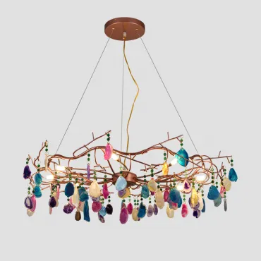 Подвесная люстра AGATE 9 D65 Multicolored Подвесная люстра AGATE 9 D65 Multicolored
