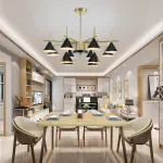 Люстра на штанге CONUS L8 White от ImperiumLoft