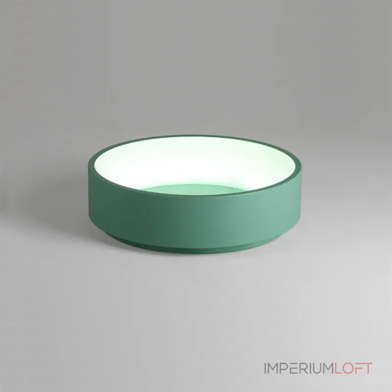 Потолочный светодиодный светильник TRAY D60 Green от ImperiumLoft