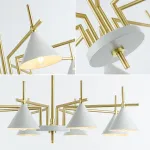 Люстра на штанге CONUS L8 White от ImperiumLoft