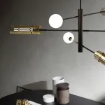 Люстра на штанге SWAY D116 8 lamps от ImperiumLoft