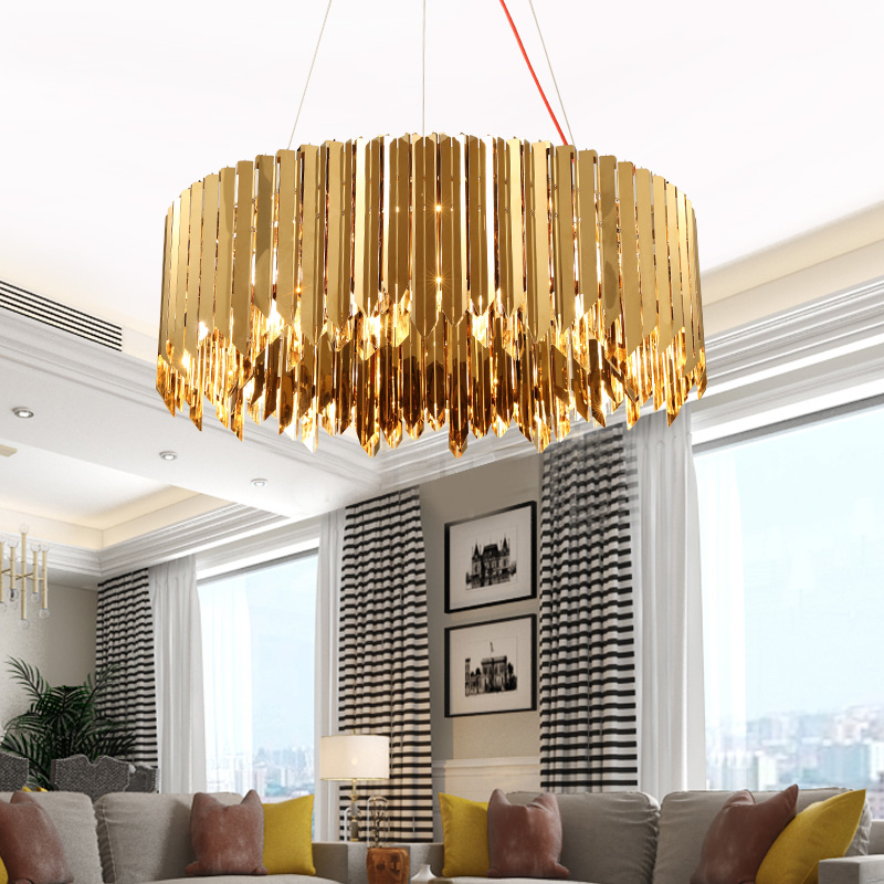 Подвесная люстра De-Light D80 Gold от ImperiumLoft