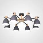 Потолочная люстра FOLKE 8 Gray от ImperiumLoft