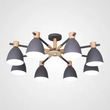 Потолочная люстра FOLKE 8 Gray