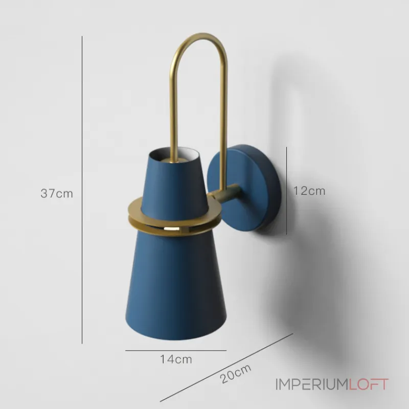 НАСТЕННЫЙ СВЕТИЛЬНИК БРА REINAR WALL Черный от ImperiumLoft