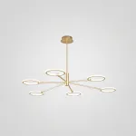 Люстра на штанге RINGLETS A Brass от ImperiumLoft