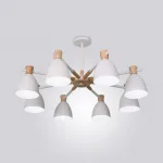 Потолочная люстра FOLKE 8 White от ImperiumLoft