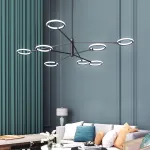 Люстра на штанге RINGLETS C Black от ImperiumLoft