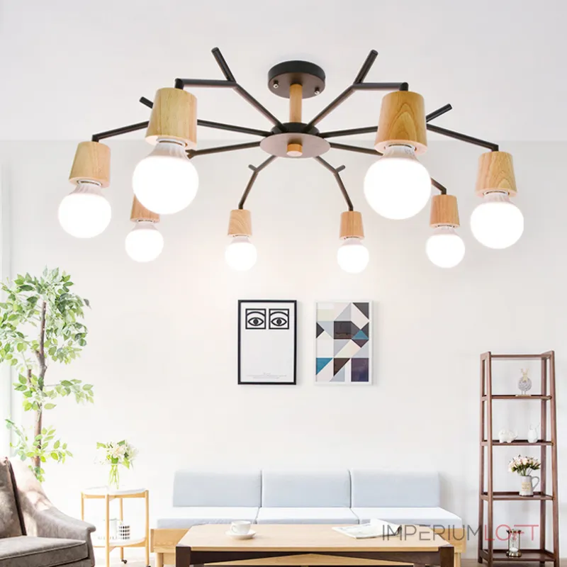 Потолочная люстра LES L3 Black