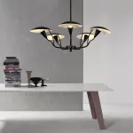 Люстра на штанге SHELT D100 White