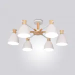 Потолочная люстра FOLKE 6 White от ImperiumLoft