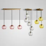 Подвесной светильник Rousseau Cognac от ImperiumLoft