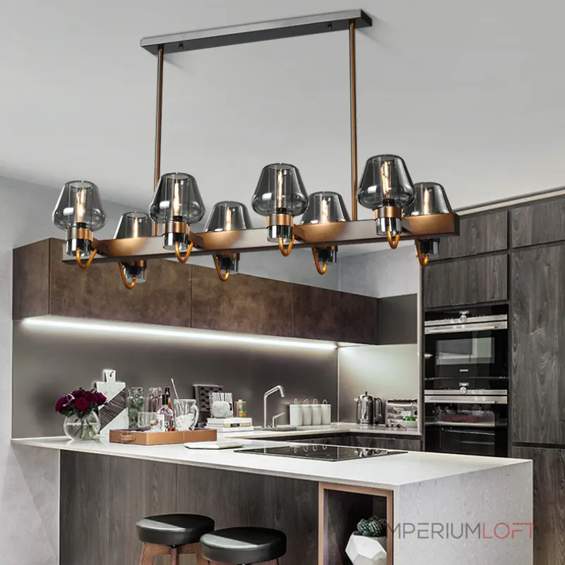 Люстра на штанге MONTALEMBERT L105 Brown