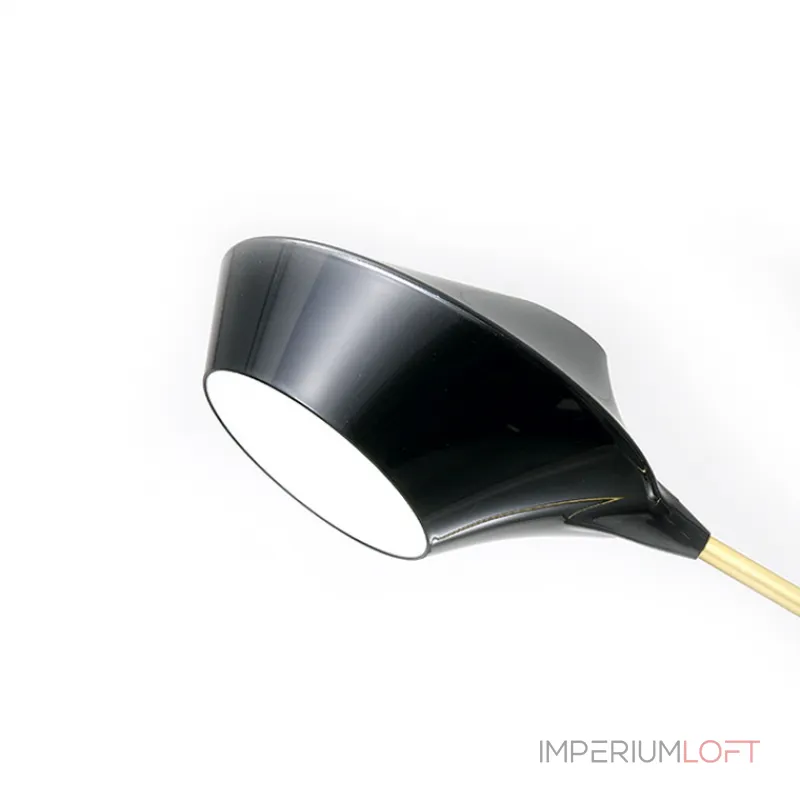 Люстра на штанге LANT D95 4 lamps Gold/Black от ImperiumLoft