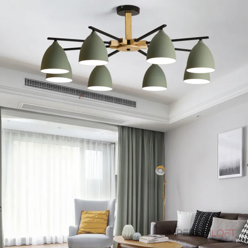 Потолочная люстра NOA 6 Gray