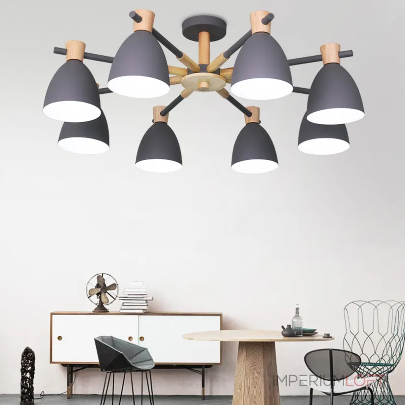 Потолочная люстра FOLKE 3 White от ImperiumLoft