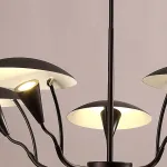 Люстра на штанге SHELT D100 White