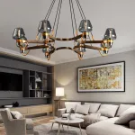 Люстра на штанге MONTALEMBERT L105 Brown