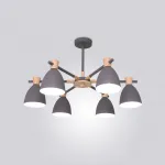 Потолочная люстра FOLKE 6 Gray от ImperiumLoft