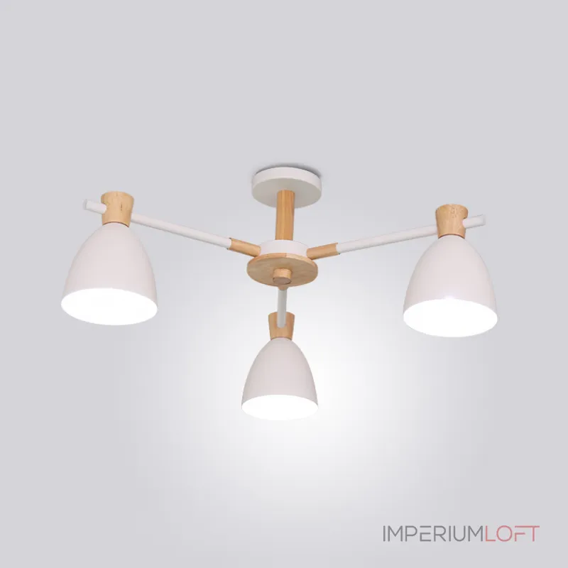 Потолочная люстра FOLKE 3 White от ImperiumLoft