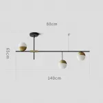 Люстра на штанге TECHNUM L140 от ImperiumLoft