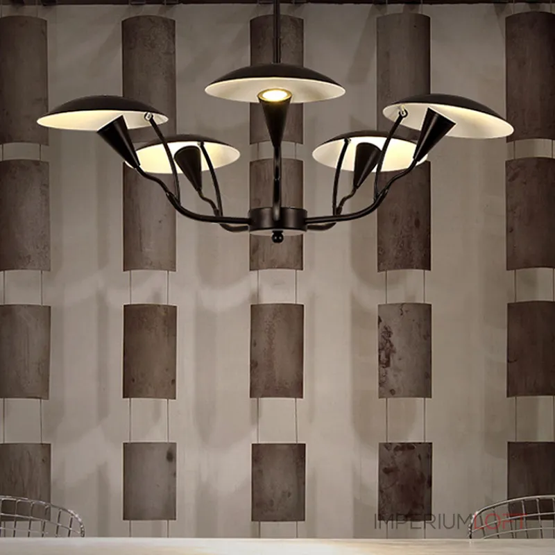 Люстра на штанге SHELT D100 White