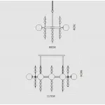 Подвесная люстра Calypso Damen Jenkins