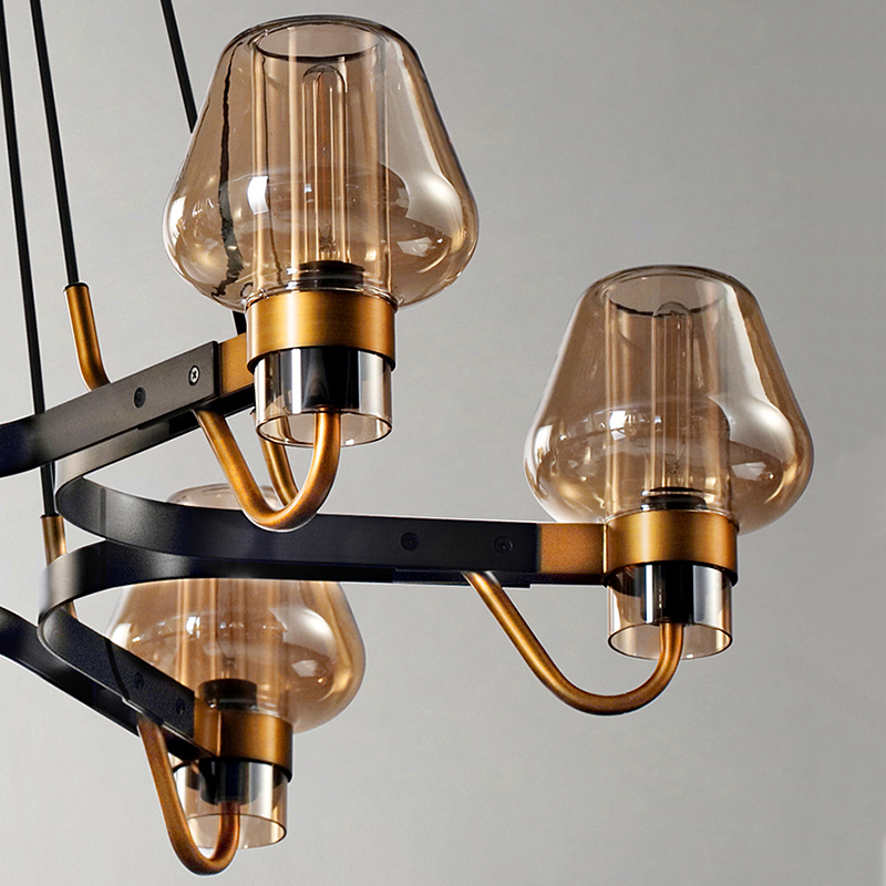 Люстра на штанге MONTALEMBERT L105 Brown