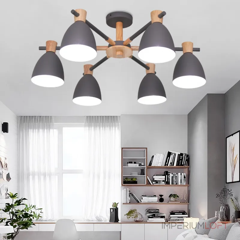 Потолочная люстра FOLKE 3 White от ImperiumLoft