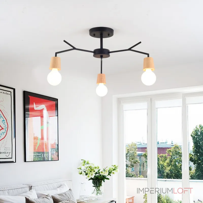 Потолочная люстра LES L3 Black