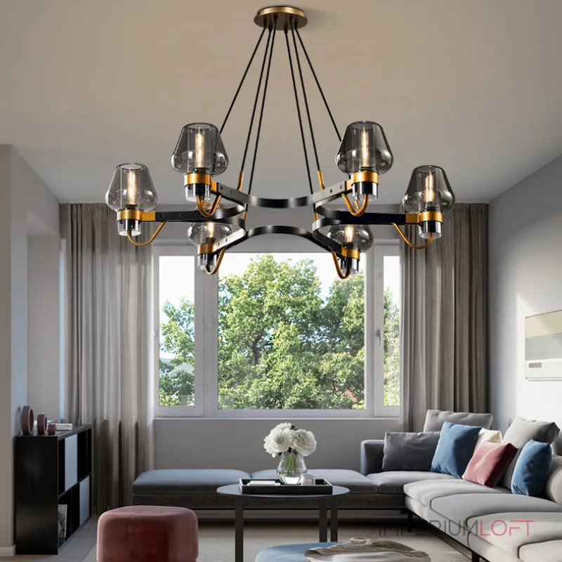 Люстра на штанге MONTALEMBERT L105 Brown