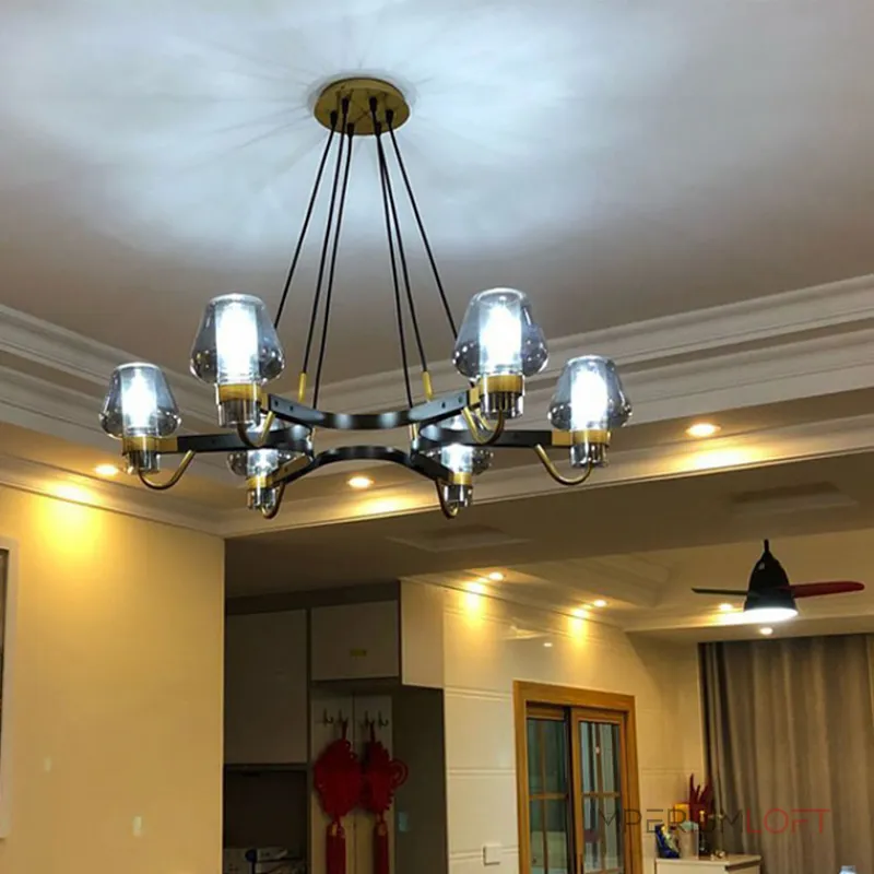 Люстра на штанге MONTALEMBERT L105 Brown