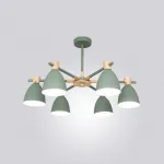 Потолочная люстра FOLKE 6 Green от ImperiumLoft