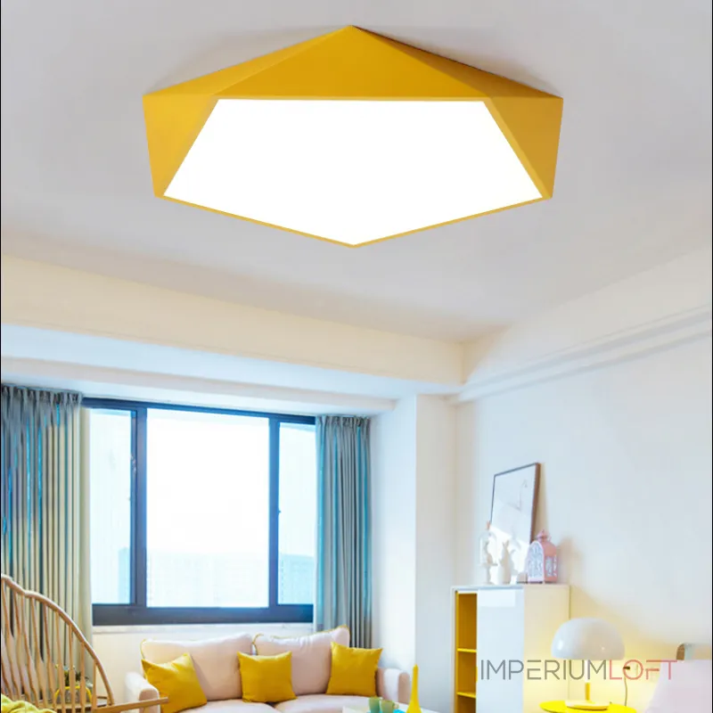 Потолочный светильник GEOMETRIC B D42 Yellow от ImperiumLoft Потолочный светильник GEOMETRIC B D42 Yellow от ImperiumLoft
