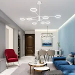 Люстра на штанге RINGLETS C Black от ImperiumLoft