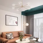 Люстра на штанге RINGLETS C Black от ImperiumLoft