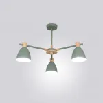 Потолочная люстра FOLKE 3 Green от ImperiumLoft